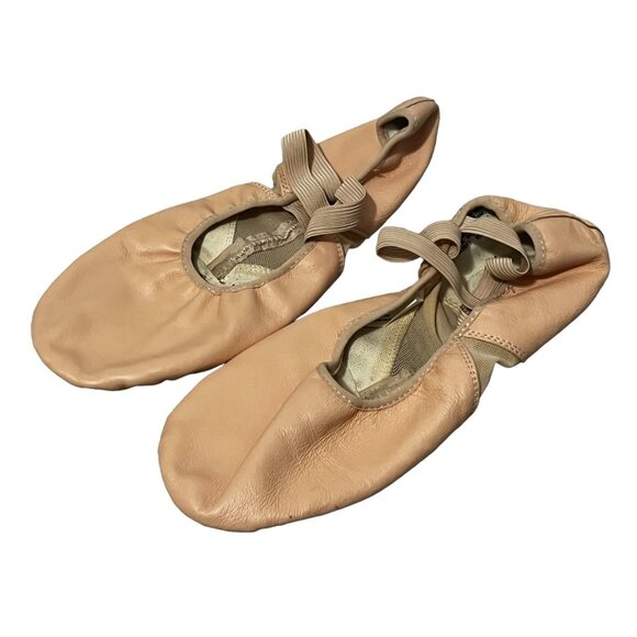 Revolution Dancewear Leather Split Sole Ballet Slippers Sz 10.0 A  M Womens Ligh - Picture 1 of 5